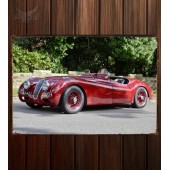 Металлическая табличка Jaguar XK120 LT2 Alloy Roadster